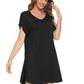 WiWi Women's Bamboo Short Sleeve Nightgown