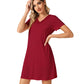 WiWi Bamboo Short Sleeve Nightgowns for Women