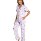 WiWi Womens Pajamas Set Soft Button Down Sleepwear