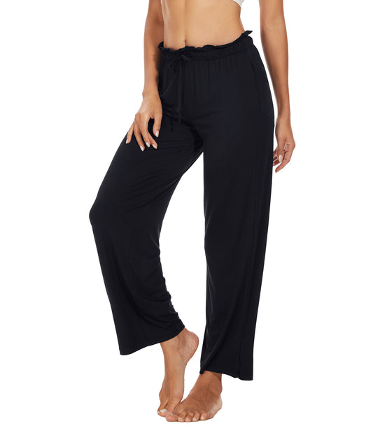 WiWi Women's Bamboo Viscose Wide Leg Pajama Pants