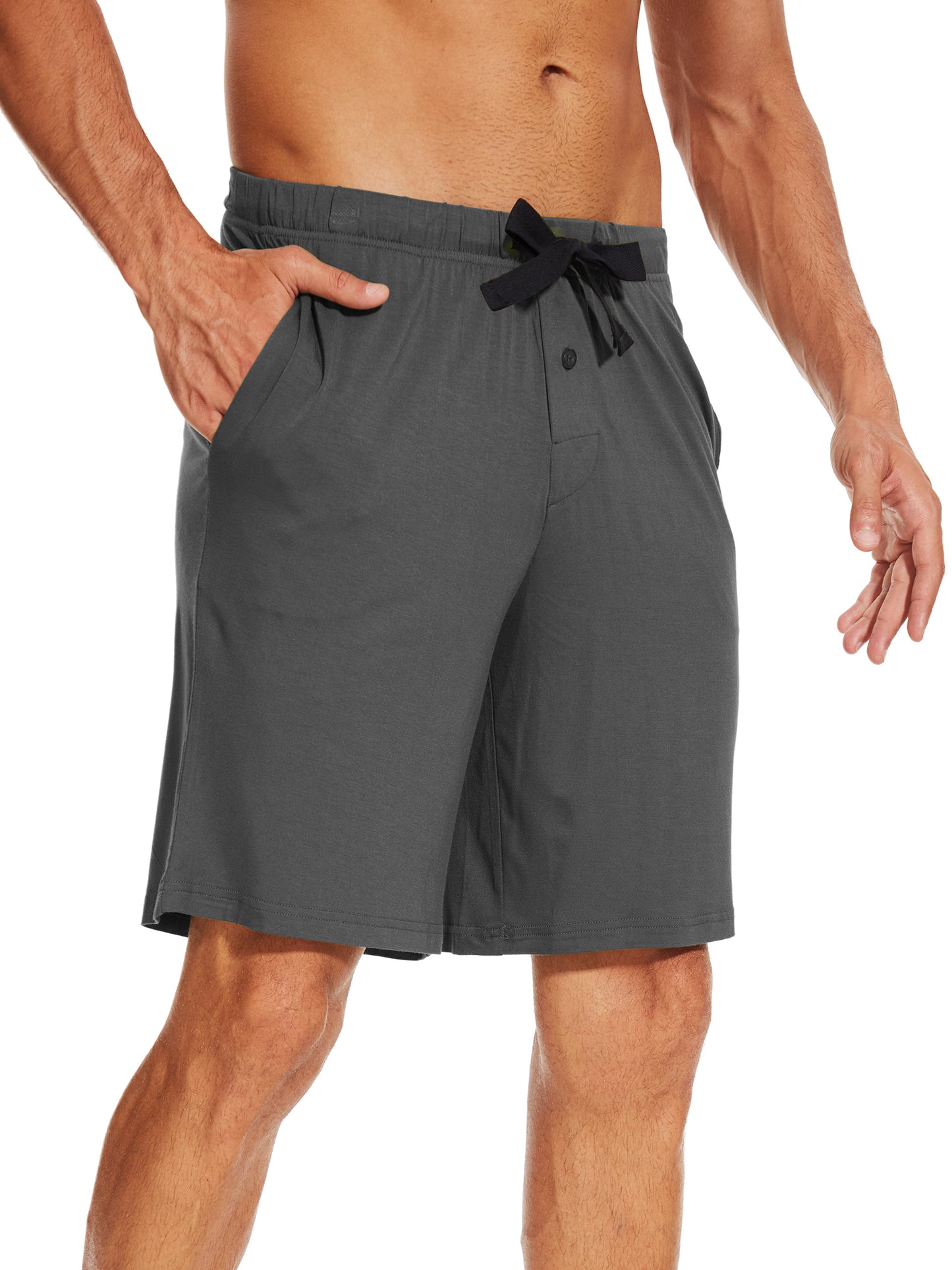 WiWi Mens Bamboo Viscose Pajama Shorts
