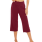 WiWi Women's Bamboo Viscose Yoga Capri Pants