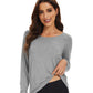 WiWi Women's Bamboo Viscose Pajama Tops