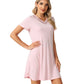 WiWi Bamboo Short Sleeve Nightgowns for Women