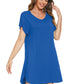 WiWi Women's Bamboo Short Sleeve Nightgown