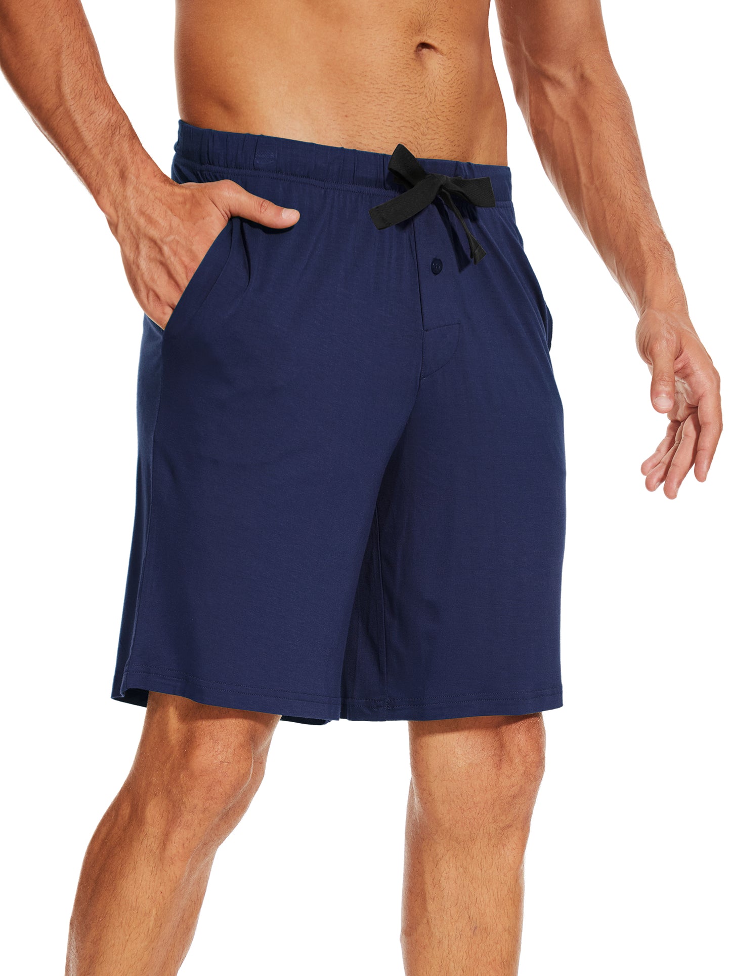 WiWi Mens Bamboo Viscose Pajama Shorts