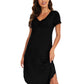 WiWi Bamboo Women Short Sleeve Nightgown