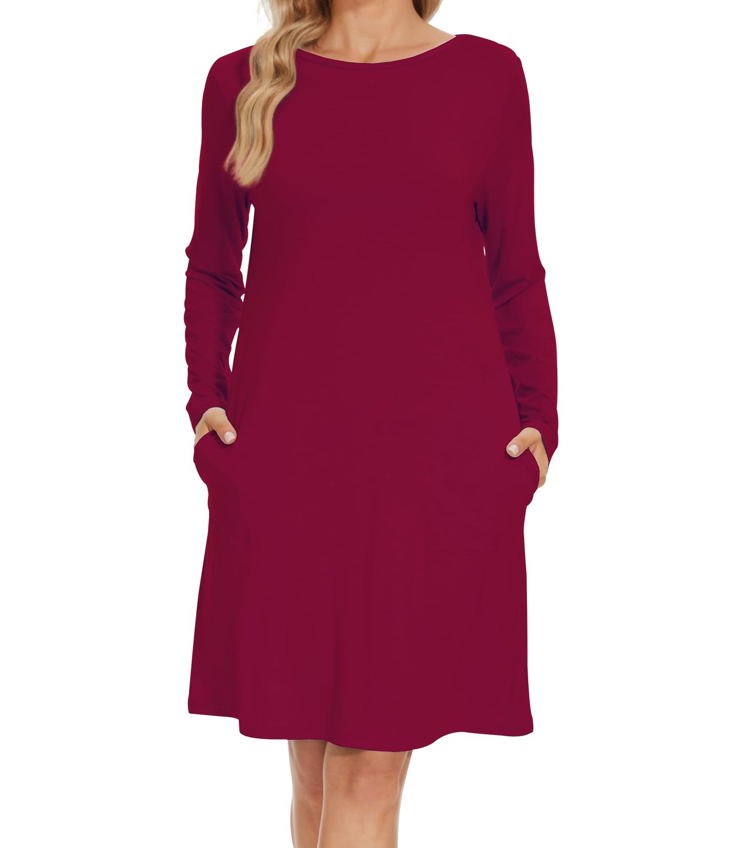WiWi Bamboo Nightgowns for Women Lightweight Sleepwear Soft Sleep Shirt