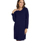 WiWi Nightgowns for Women Soft Long Sleeve Nightshirts