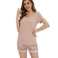 WiWi Bamboo Pajamas Set for Women Short Sets Summer Plus Size