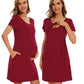 WiWi Soft Bamboo Labor and Delivery Nightgowns