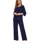 WiWi Bamboo Pajamas for Women Soft 3/4 Sleeve Sleepwear Casual Pj Set