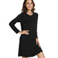 WiWi Nightgowns for Women Soft Long Sleeve Nightshirts
