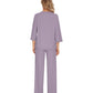 WiWi Women's Bamboo Pajama Sets Soft Loose Comfy Top with Pants