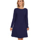 WiWi Bamboo Nightgowns for Women Lightweight Sleepwear Soft Sleep Shirt