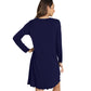 WiWi Nightgowns for Women Soft Long Sleeve Nightshirts