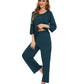 WiWi Bamboo Pajamas for Women Soft 3/4 Sleeve Sleepwear Casual Pj Set