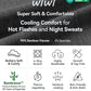 WiWi Bamboo Pajamas for Women Soft 3/4 Sleeve Sleepwear Casual Pj Set