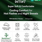 WiWi Women's Bamboo Pajama Sets Long Sleeves Top with Pants Loungewear Set