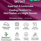 WiWi Bamboo Pajamas for Women Soft 3/4 Sleeve Sleepwear Casual Pj Set