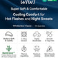 WiWi Bamboo Pajamas for Women Soft 3/4 Sleeve Sleepwear Casual Pj Set
