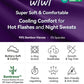 WiWi Bamboo Pajamas for Women Soft 3/4 Sleeve Sleepwear Casual Pj Set