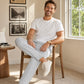 WiWi Men's Bamboo Pajama Pants Soft Bottoms Casual Sleep Lounge Pant