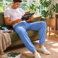 WiWi Men's Bamboo Pajama Pants Soft Bottoms Casual Sleep Lounge Pant