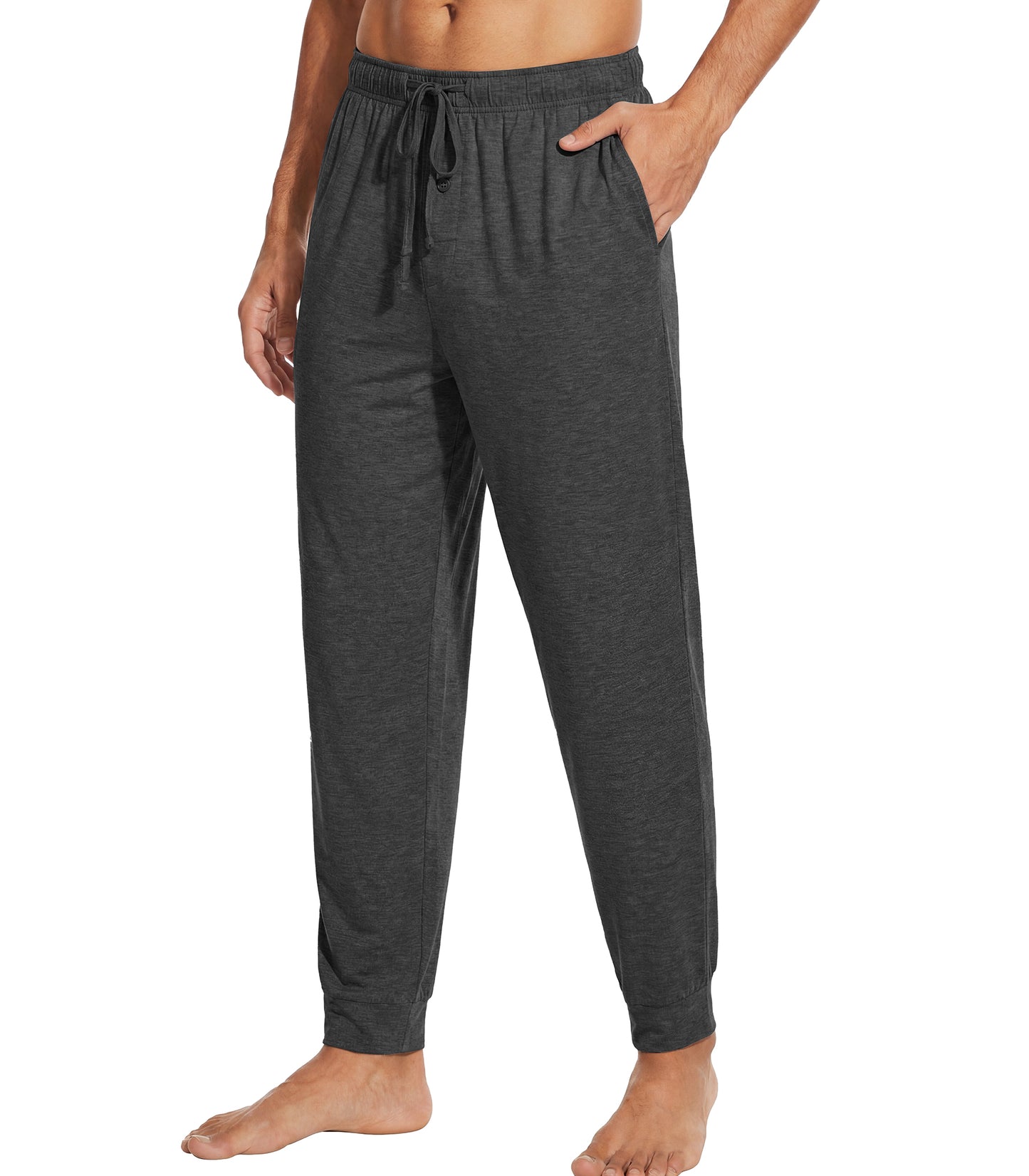 WiWi Men's Bamboo Pajama Pants Soft Bottoms Casual Sleep Lounge Pant