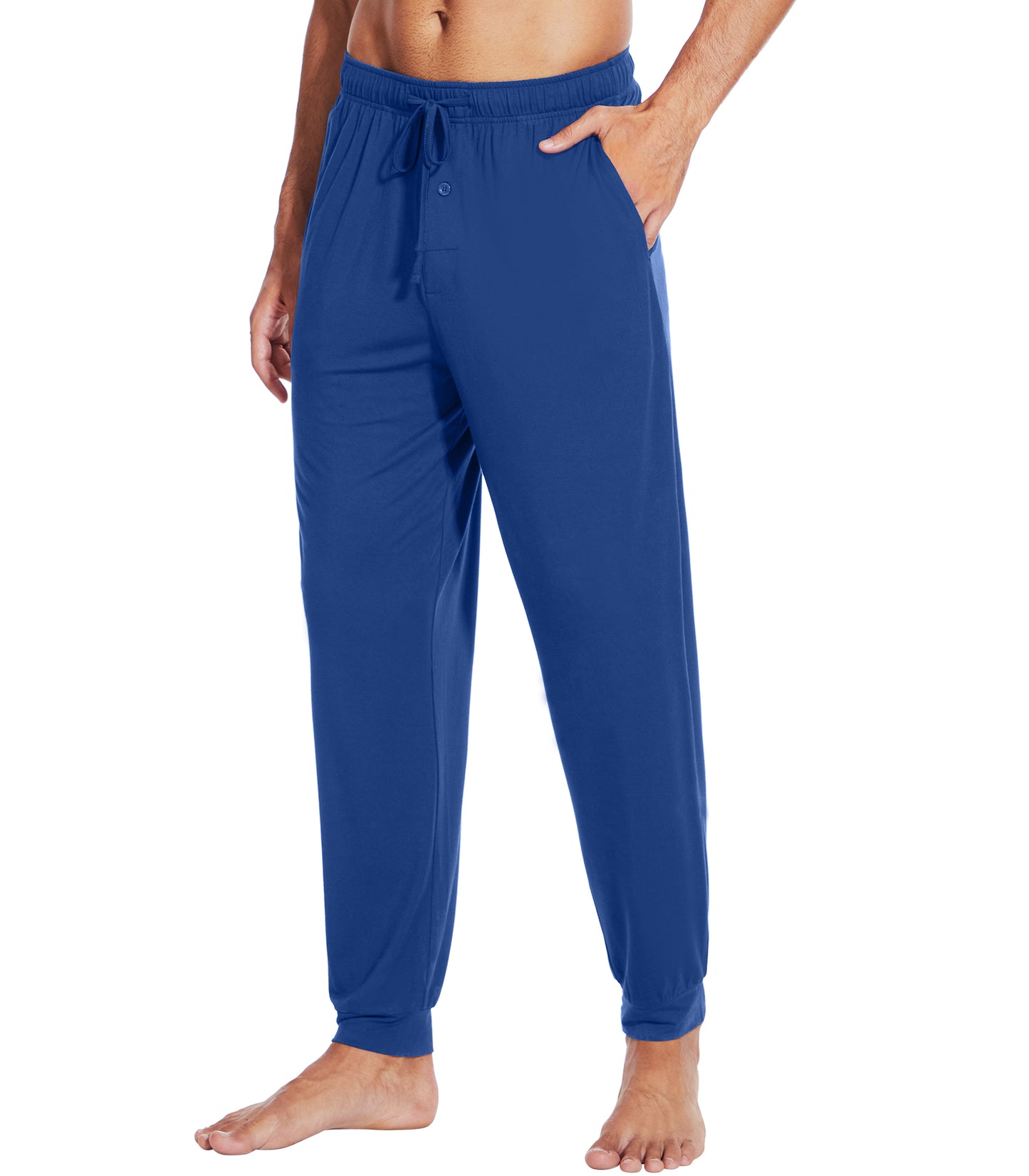 WiWi Men's Bamboo Pajama Pants Soft Bottoms Casual Sleep Lounge Pant