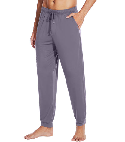 WiWi Men's Bamboo Pajama Pants Soft Bottoms Casual Sleep Lounge Pant