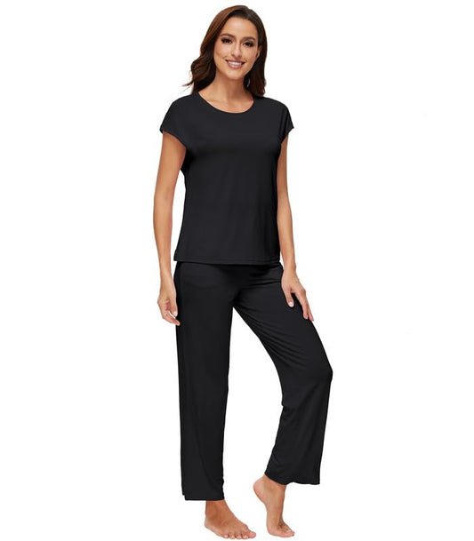 WiWi Womens Bamboo pajamas set with Pockets