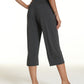 WiWi Women's Bamboo Viscose Yoga Capri Pants