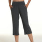 WiWi Women's Bamboo Viscose Yoga Capri Pants