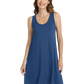 WiWi Bamboo Women's Scoop Neck Tank Nightgown