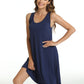 WiWi Bamboo Women's Scoop Neck Tank Nightgown