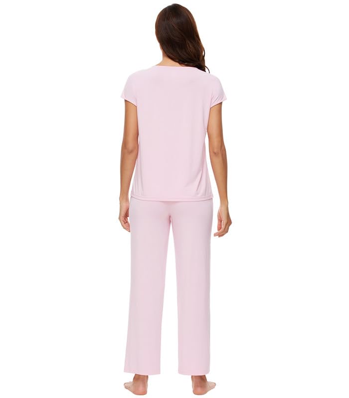 WiWi Womens Bamboo pajamas set with Pockets