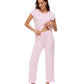 WiWi Womens Bamboo pajamas set with Pockets