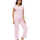 WiWi Womens Bamboo pajamas set with Pockets