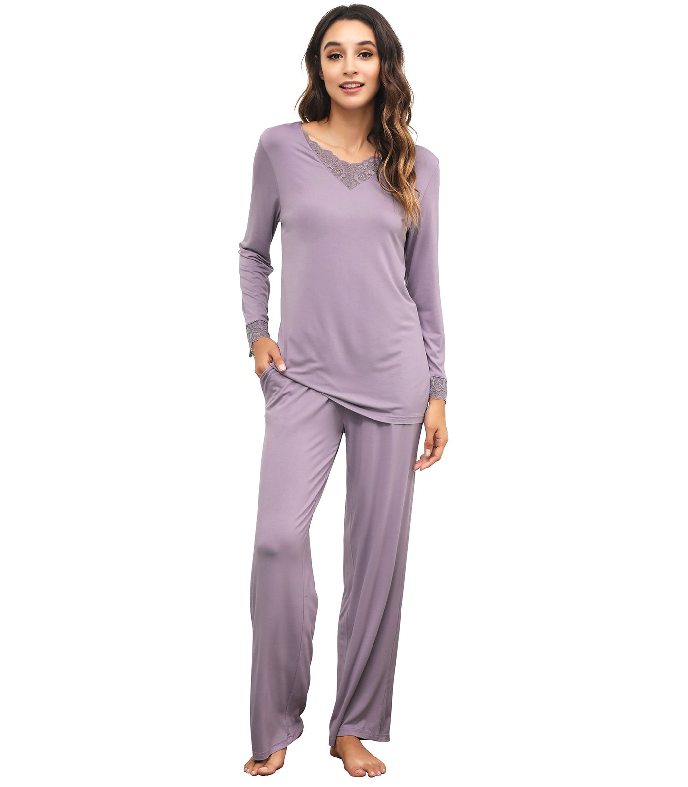 WiWi Bamboo Soft Pajamas Sets for Women