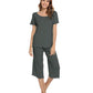 WiWi Women's Soft Bamboo Pajama Set