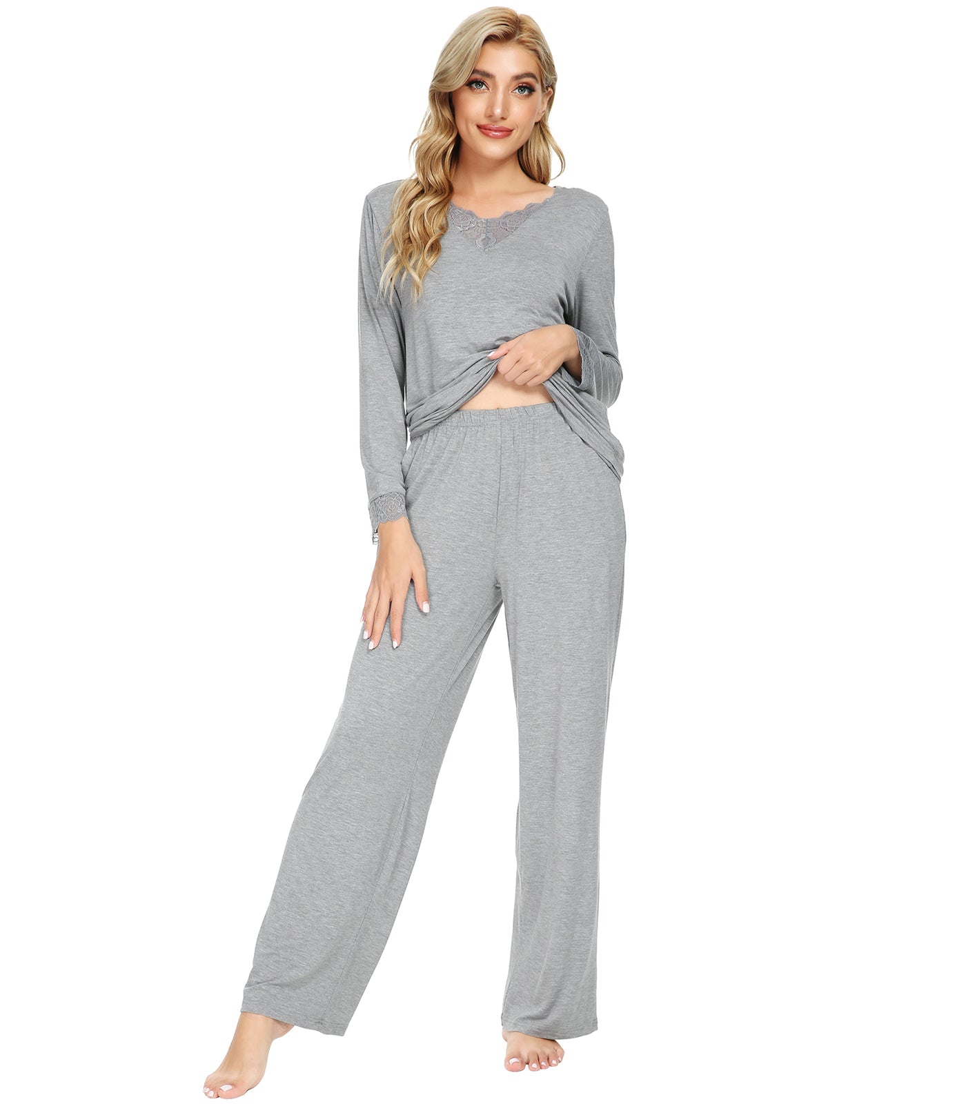 WiWi Bamboo Soft Pajamas Sets for Women