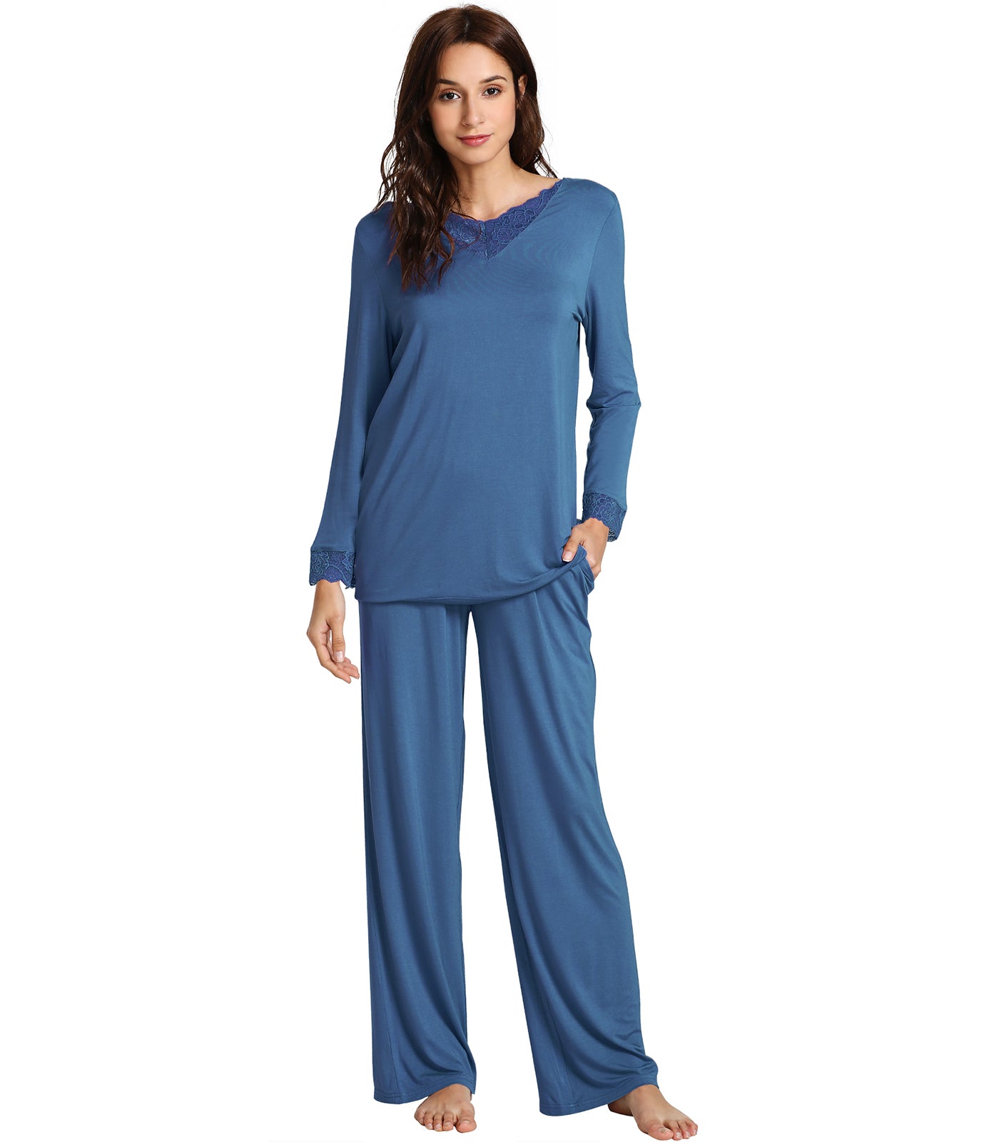 WiWi Bamboo Soft Pajamas Sets for Women