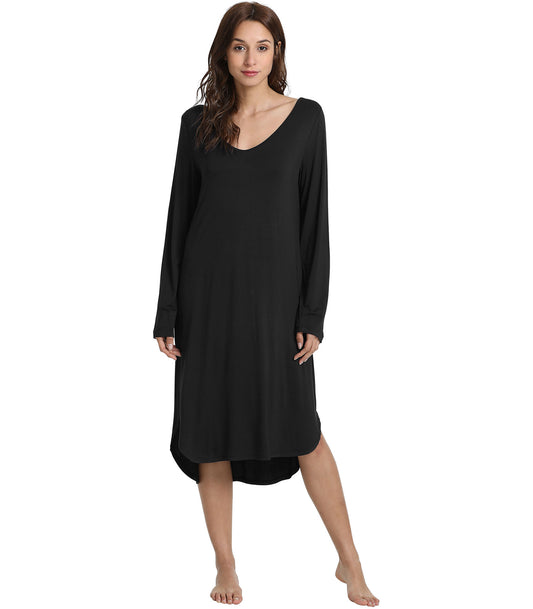 WiWi Loose Comfy Bamboo Nightgowns for Women