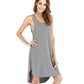 WiWi Womens Scoop Neck Sleeveless Nightgowns