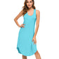 WiWi Soft Bamboo Sleeveless Nightgowns for Women