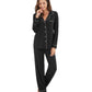 WiWi Pajamas Set Long Sleeve Nightwear Loungewear