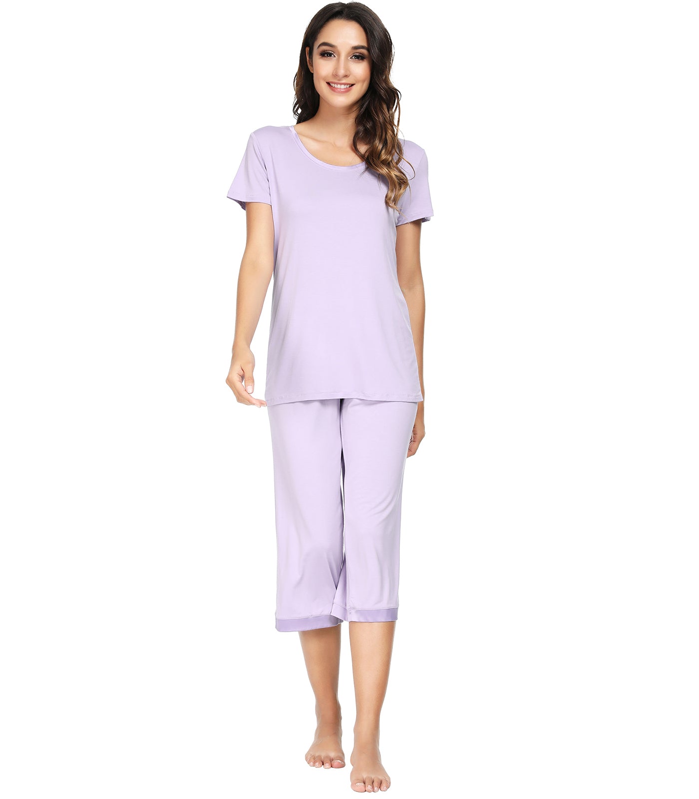 WiWi Bamboo Capri Pajamas for Women