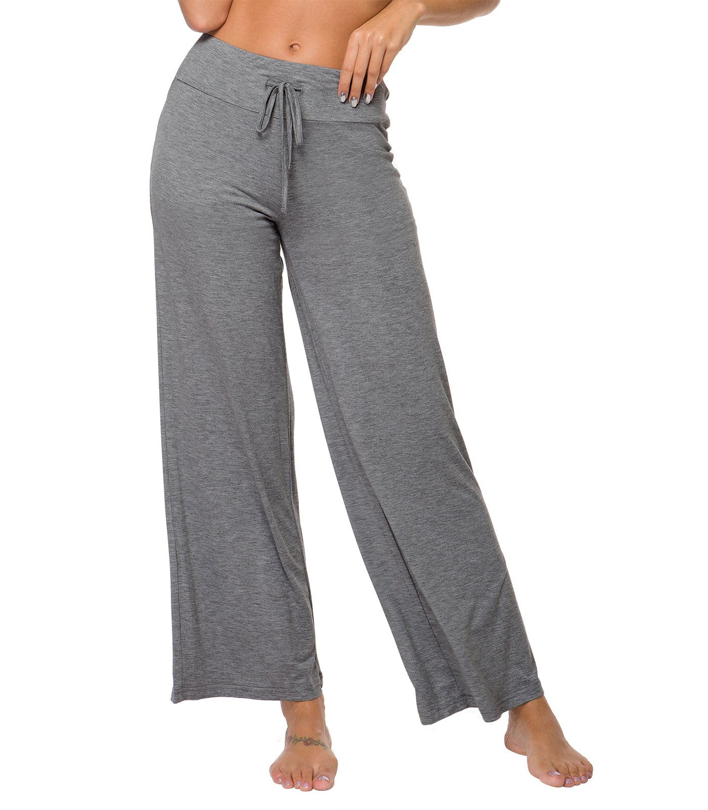 WiWi Women's Bamboo Lounge Wide Leg Pajama Pants