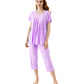 WiWi Bamboo Women's Pleated Loungewear